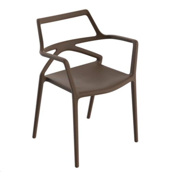 Scaun exterior premium Delta cu brate, polipropilena injectata cu fibra de sticla, 66026 - Vondom [13]