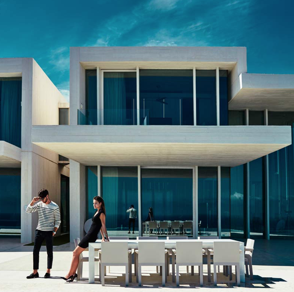 Scaun exterior premium Frame fara brate, polipropilena, diverse culori, 54093F - Vondom [3]
