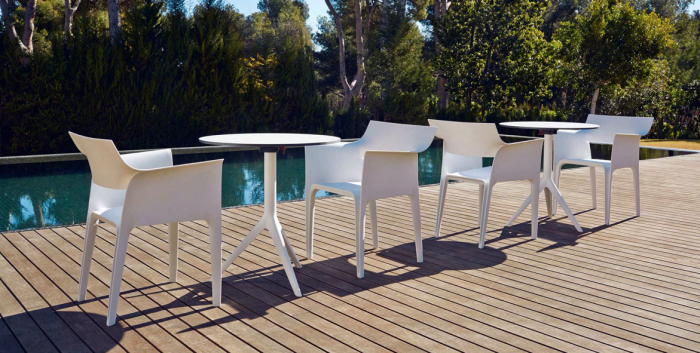 Scaun exterior premium Pedrera cu brate, polipropilena injectata cu fibra de sticla, 65004 - Vondom [12]