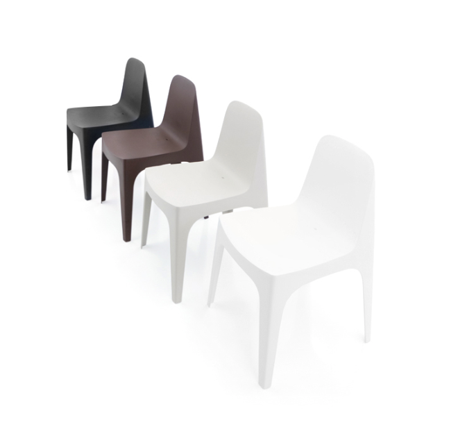 Scaun exterior Solid fara brate, polipropilena injectata cu aditivi minerali, 55024 - Vondom [5]