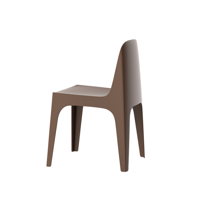 Scaun exterior Solid fara brate, polipropilena injectata cu aditivi minerali, 55024 - Vondom [2]