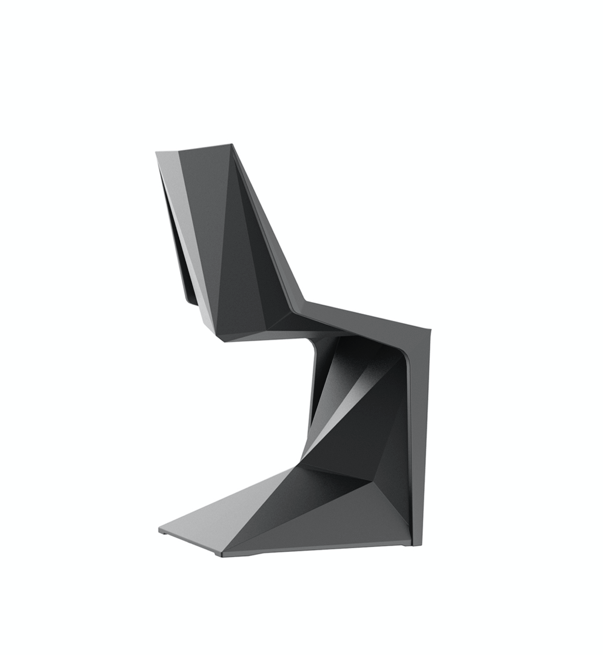 Scaun exterior Voxel, polipropilena injectata cu fibra de sticla, diverse finisaje, 51033F - Vondom [3]