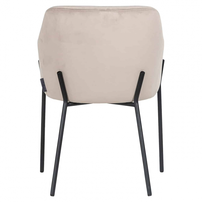 Scaun Fay kaki catifelat ignifugat (FR-Quartz 903 Khaki), S4581 FR KHAKI VELVET - Richmond Interiors [3]