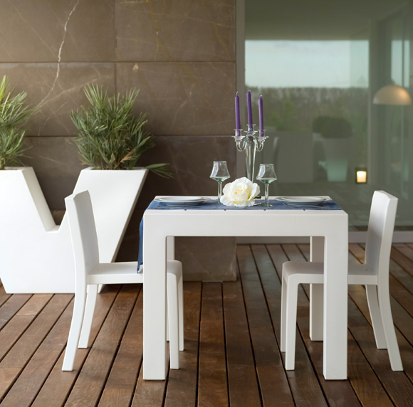 Scaun gradina/terasa Jut fara brate 51x53x80 cm, polipropilena, diverse culori, 44409 - Vondom [6]