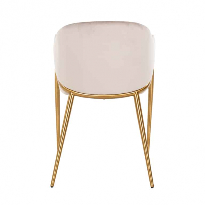 Scaun Gwen kaki catifea catifelată ignifugată (FR-Quartz 903 Khaki), S4544 FR KHAKI VELVET - Richmond Interiors [3]