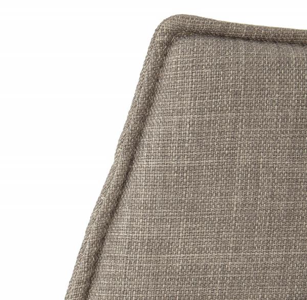 Scaun HARDY tapiterie textila gri, picioare lemn, stil scandinav, CH01370GR - Kokoon [7]