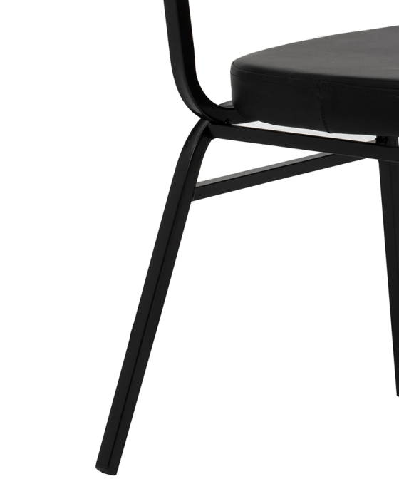 Scaun Hebe 44x56x93,5 cm, Negru - King Home [6]