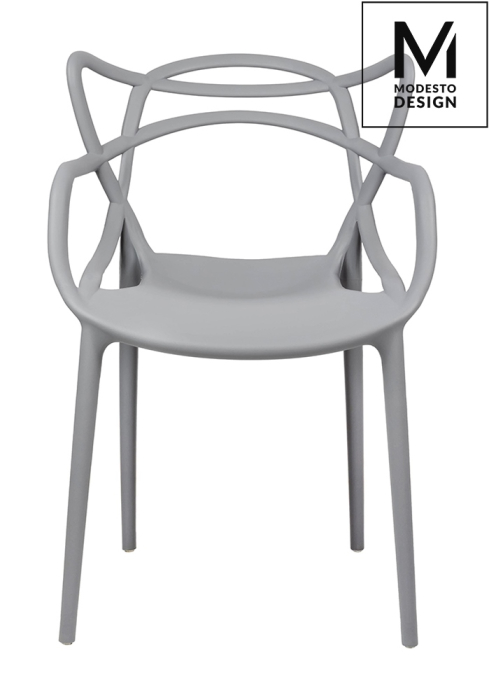 Scaun Hilo 55x58x81 cm, Polipropilenă Gri - Modesto Design [4]