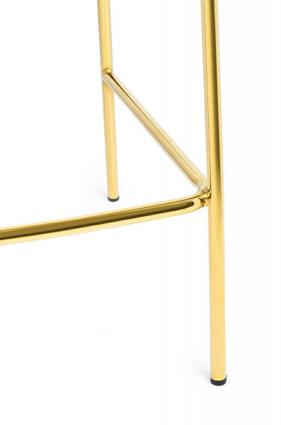 Scaun inalt bar design lux Becci, diverse culori, velur/baza aurie metalica, KH1201100129.74 - King [8]