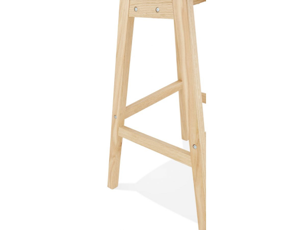 Scaun inalt bar Dion II tapiterie petice, picioare lemn, design scandinav, BS02550DINA - Kokoon [13]