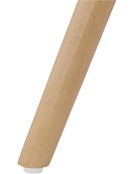 Scaun inalt bar gri Tegan design scandinav, picioare fag cu inel crom, BS03660DGNA - Kokoon [12]