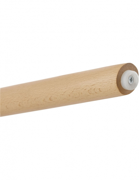 Scaun inalt bar gri Tegan design scandinav, picioare fag cu inel crom, BS03660DGNA - Kokoon [13]
