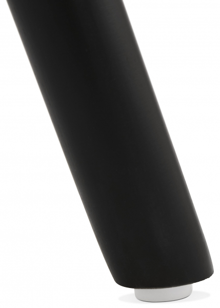 Scaun inalt bar gri Tegan design scandinav, picioare negre lemn cu inel crom, BS03540DGBL - Kokoon [10]
