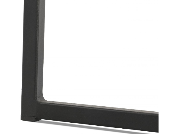 Scaun inalt bar Meto negru in stil industrial cu picioare negre din otel, BS03040BLBL - Kokoon [7]