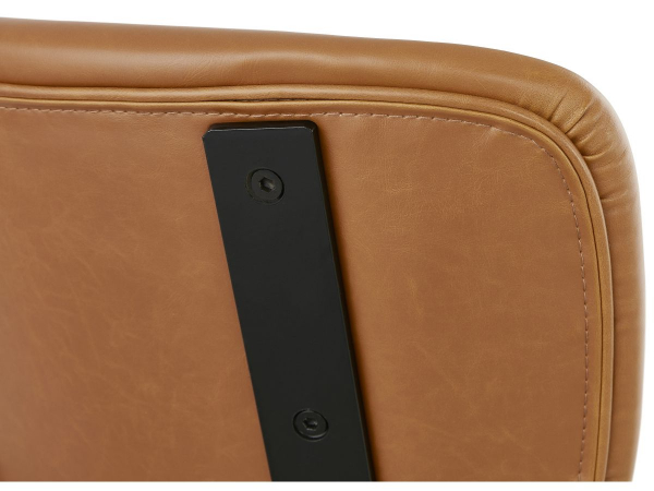 Scaun inalt bar Mirko maro cu picioare negre, BS03390BR - Kokoon [4]