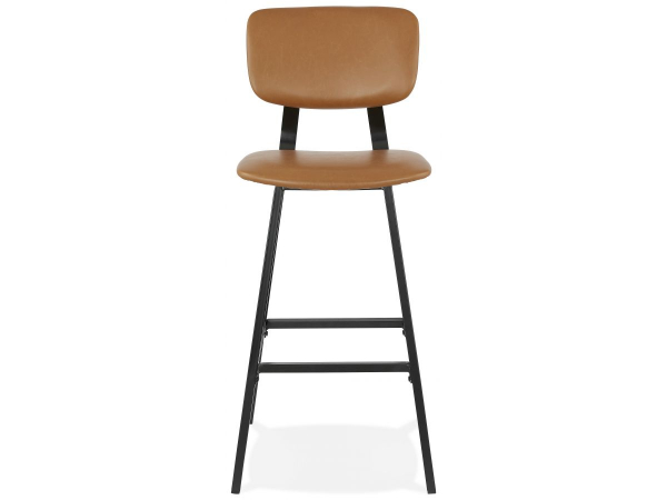 Scaun inalt bar Mirko maro cu picioare negre, BS03390BR - Kokoon [2]