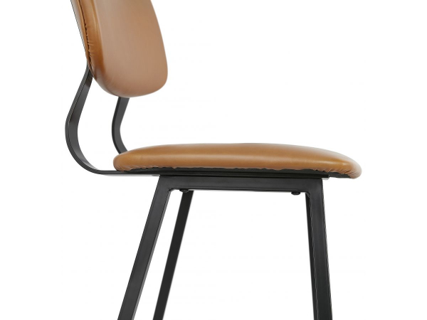 Scaun inalt bar Mirko maro cu picioare negre, BS03390BR - Kokoon [3]