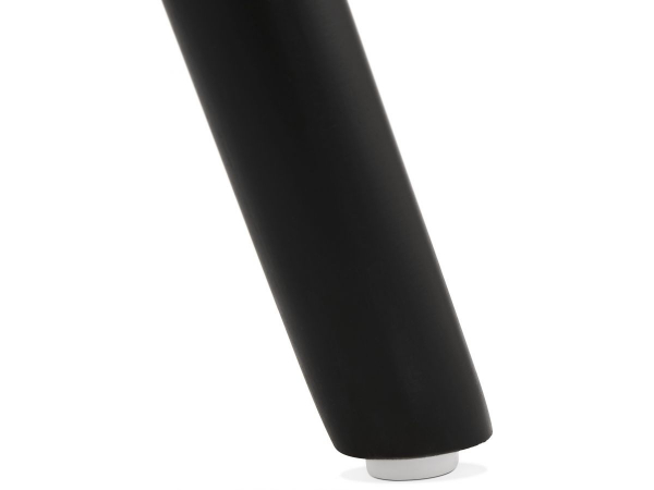 Scaun inalt bar negru Frey cu spatar inalt polipropilena si picioare negre din lemn, BS02800BLBL - Kokoon [12]