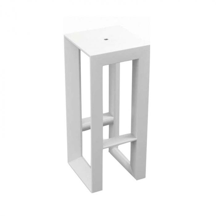 Scaun inalt bar patrat fara spatar Frame 30x30x72 cm polipropilena, design modern, 54076 - Vondom [2]