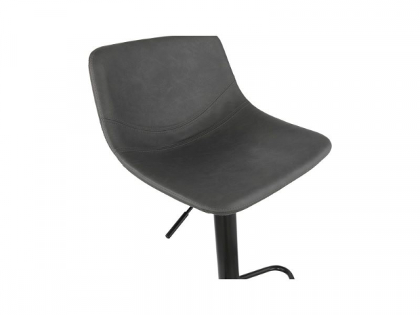 Scaun inalt bar rotativ Buxton gri cu inaltime reglabila, BS03380DGBL - Kokoon [4]