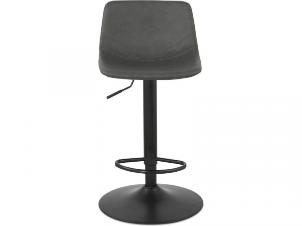 Scaun inalt bar rotativ Buxton gri cu inaltime reglabila, BS03380DGBL - Kokoon [2]