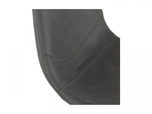 Scaun inalt bar rotativ Buxton gri cu inaltime reglabila, BS03380DGBL - Kokoon [6]