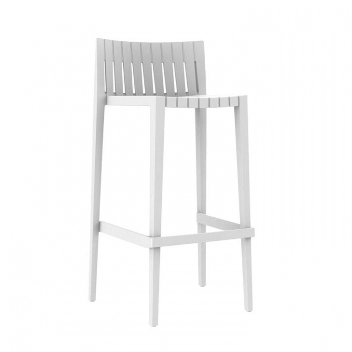 Scaun inalt bar terasa Spritz fara brate 50x46x97 cm, polipropilena, design modern, 56019 - Vondom [2]