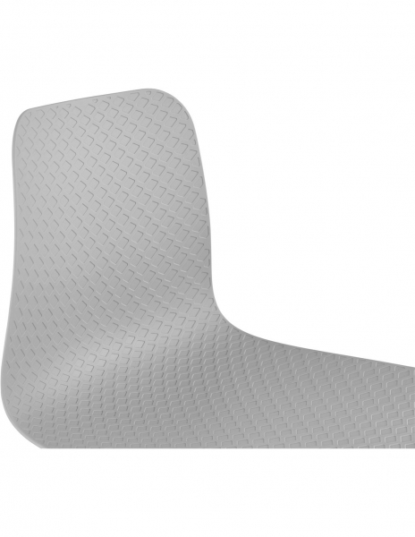 Scaun inalt bar Terri din polipropilena cu picioare lemn, design scandinav, BS02510GR - Kokoon [5]