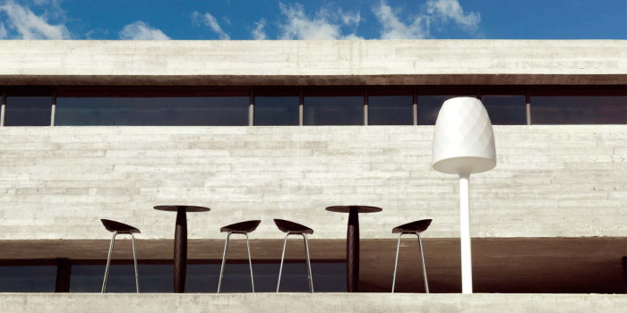 Scaun inalt bar Vases 40x43x89 cm, baza metalica, model forme geometrice, 47071 - Vondom [5]