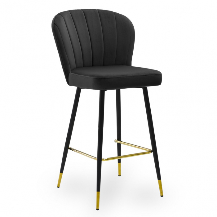 Scaun inalt de bar personalizabil Camper, fara cotiere, picioare metal, 70 cm, SHELH7STGR1XXXP - Atreve [12]