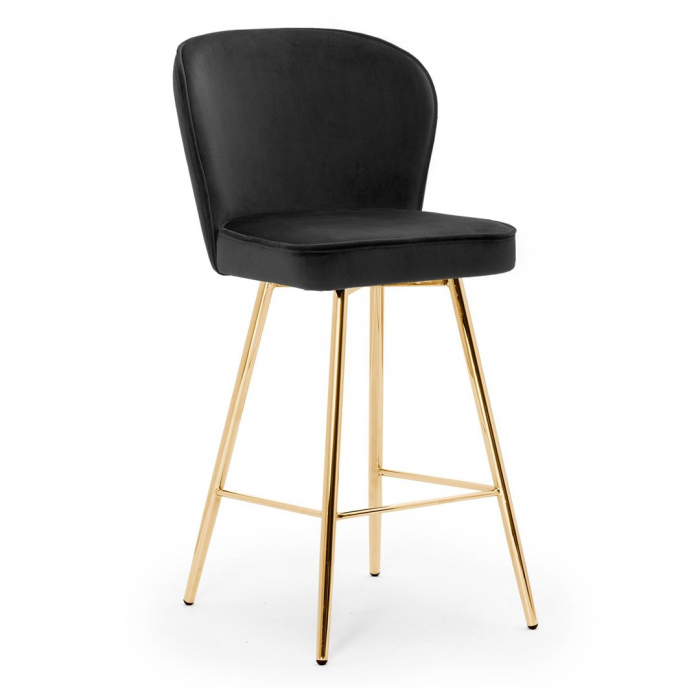 Scaun inalt de bar personalizabil Jakko picioare metal, 87 cm, AINEH8STGR2XXXP - Atreve [11]