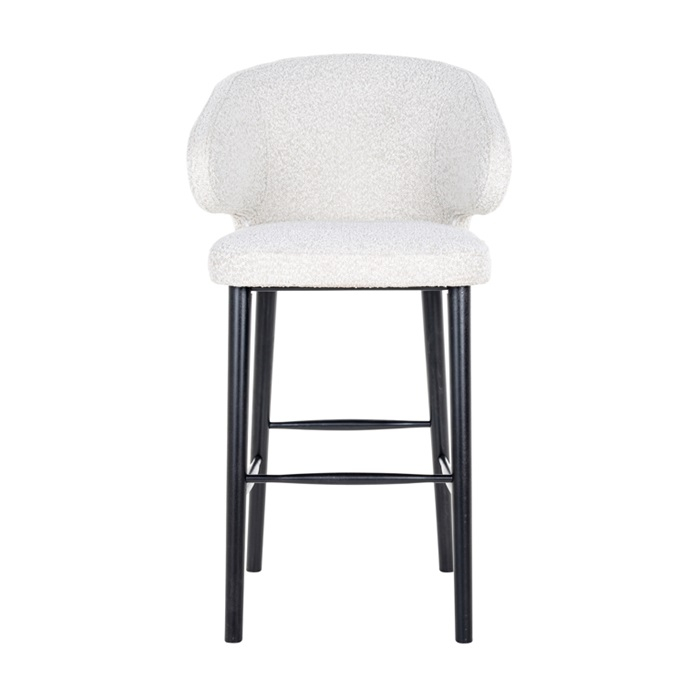 Taburet de bar Indigo alb boucl√© (Copenhagen 900 Boucl√© White), S4496 WHITE BOUCLé - Richmond Interiors [5]