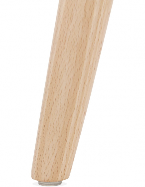 Scaun inalt de design bar Neno II gri deschis tapiterie material / picioare lemn, BS02680LG - Kokoon [12]