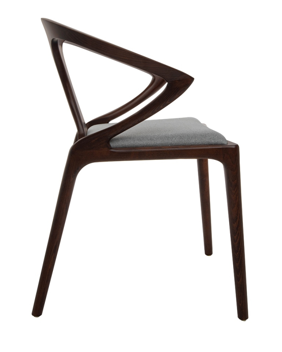 Scaun Inez 57x62x82 cm, Lemn de Nuc - King Home [2]