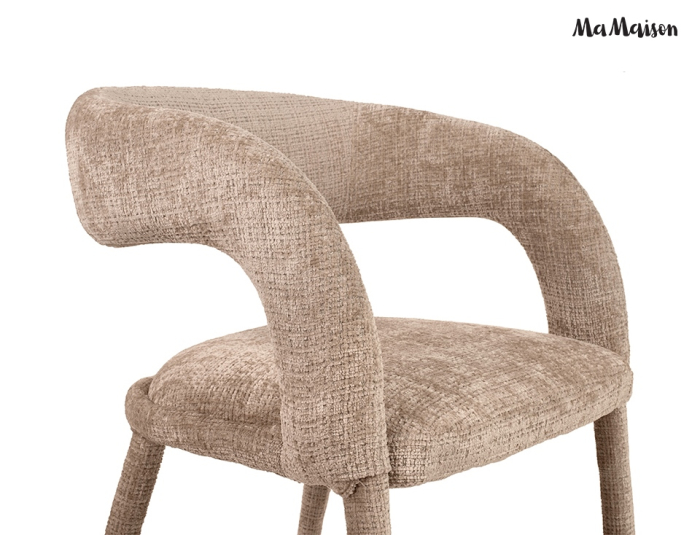 Scaun Iris 59x63x77 cm, Bej - MaMaison [5]