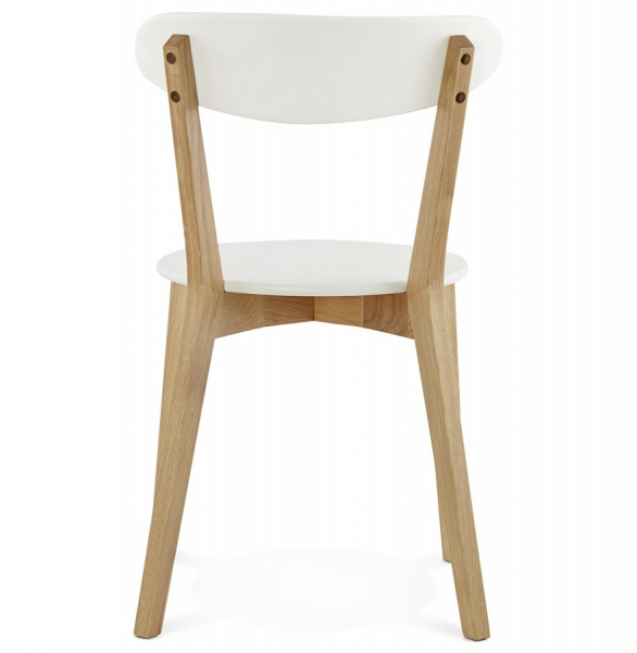 Scaun KAY alb din lemn stil scandinav, CH01380WH - Kokoon [5]