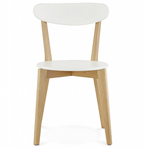 Scaun KAY alb din lemn stil scandinav, CH01380WH - Kokoon [2]