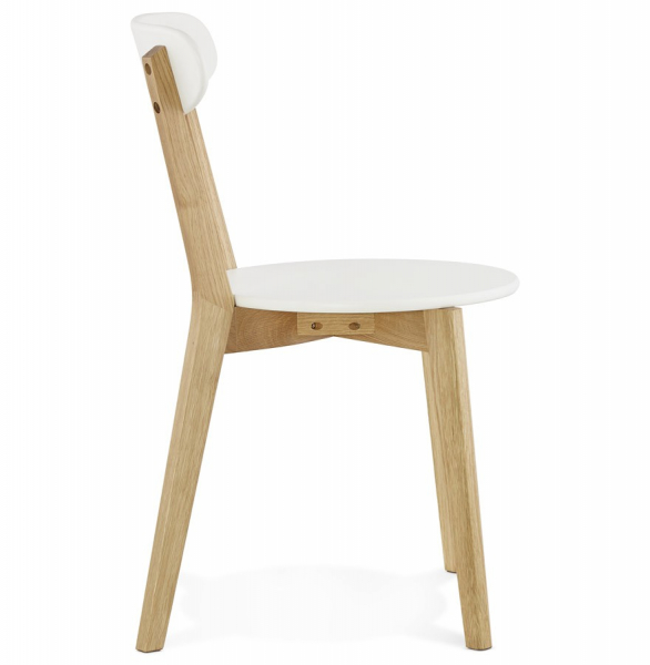 Scaun KAY alb din lemn stil scandinav, CH01380WH - Kokoon [3]
