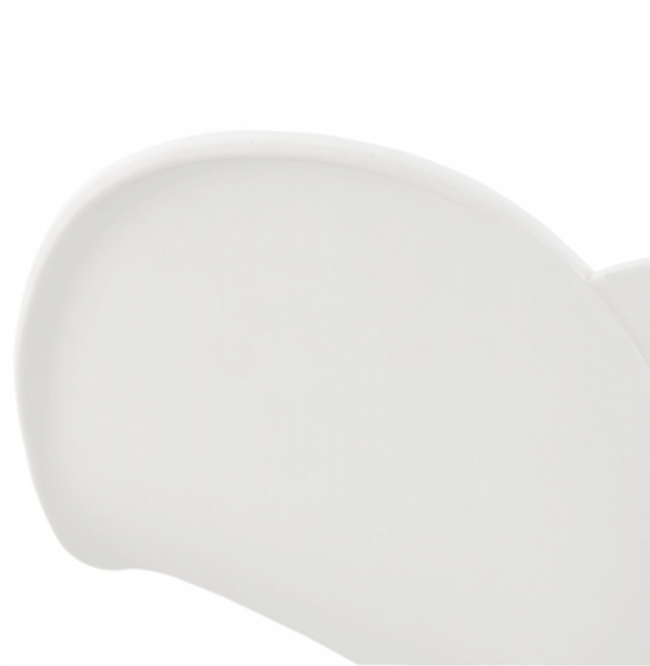 Scaun alb KNEBEL tip balansoar, sezut polipropilena, AC01380WH - Kokoon [8]