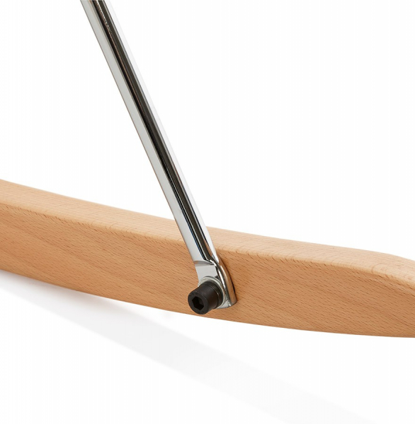 Scaun negru KNEBEL tip balansoar, sezut polipropilena, AC01390BL - Kokoon [14]