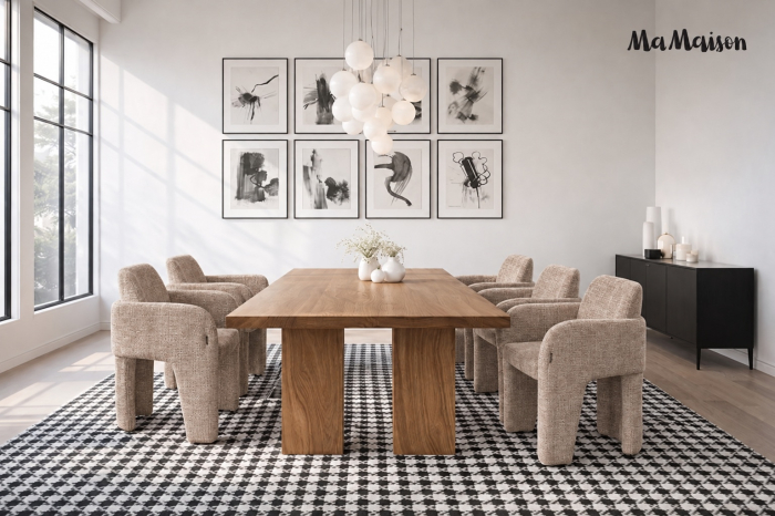 Scaun Lauren 63x60x85 cm, Țesătură - MaMaison [7]