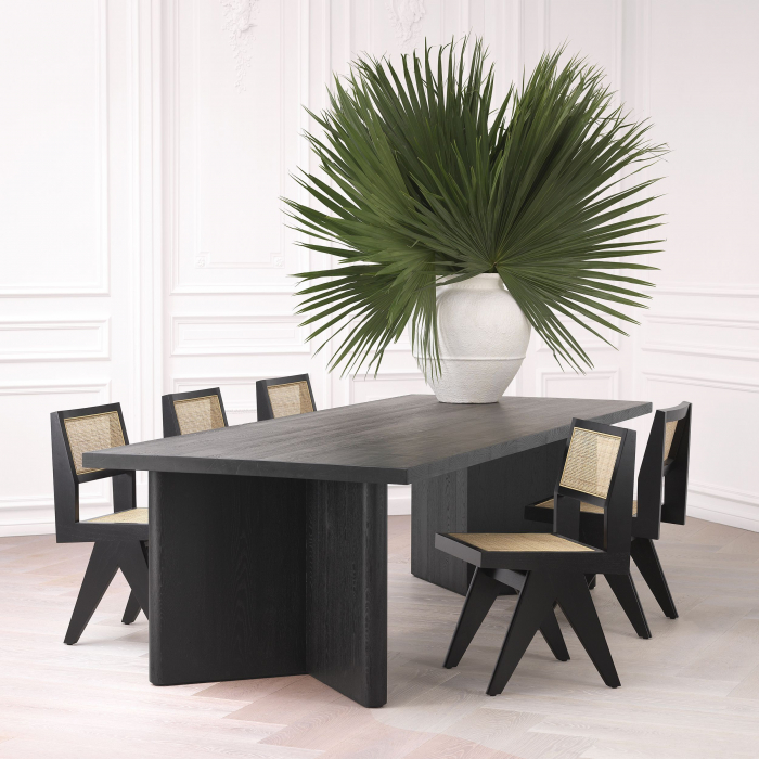   Scaun de dining Niclas negru clasic 114737 EICHHOLTZ [2]