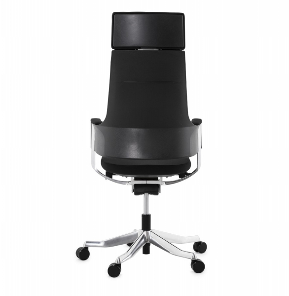 Scaun managerial negru Edwards tapiterie material textil, design modern ergonomic, OC00330BL - Kokoon [5]