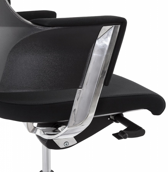 Scaun managerial negru Edwards tapiterie material textil, design modern ergonomic, OC00330BL - Kokoon [15]