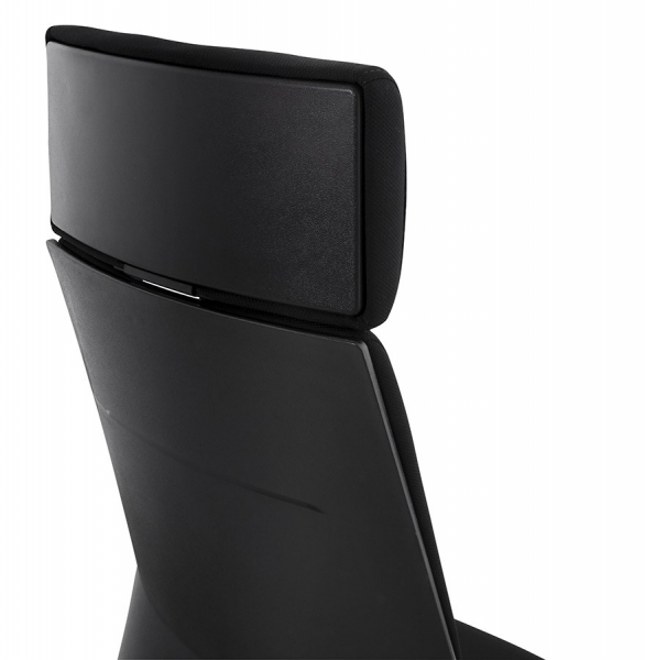 Scaun managerial negru Edwards tapiterie material textil, design modern ergonomic, OC00330BL - Kokoon [10]