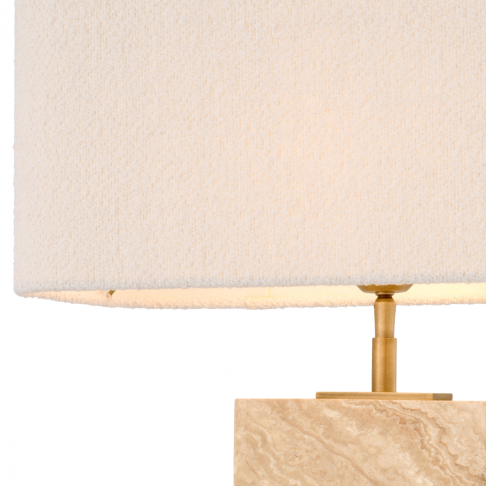   Lampă de masă Sebago travertin cu abajur 116604 EICHHOLTZ [4]