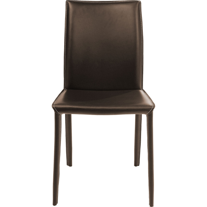 Scaun Milano 45,5x59x92 cm, Imitație de Piele Maro - Kare Design [3]