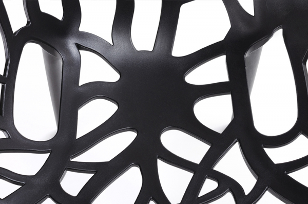 Scaun modern design Lines alb/negru, polipropilena, C1024.BLACK - King [5]