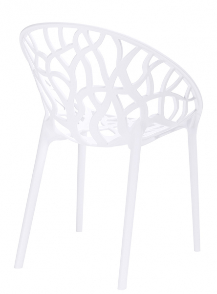 Scaun modern design Lines alb/negru, polipropilena, C1024.BLACK - King [7]