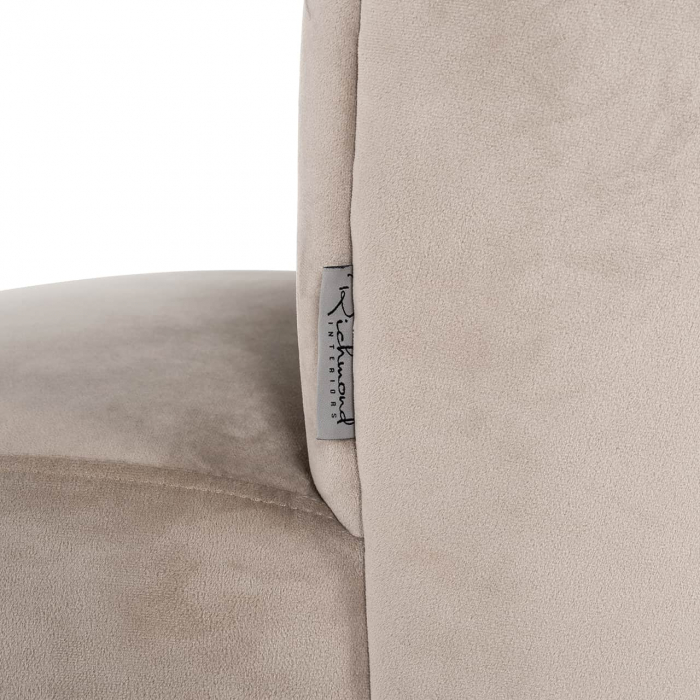 Scaun Pippa catifea kaki / negru (Quartz Khaki 903), S4445 B KHAKI VELVET - Richmond Interiors [6]